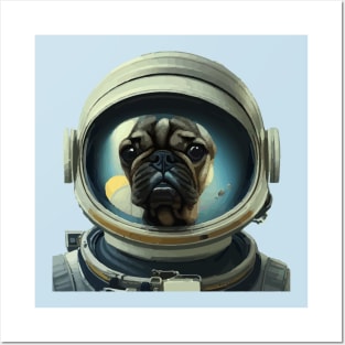 Pugstronaut Posters and Art